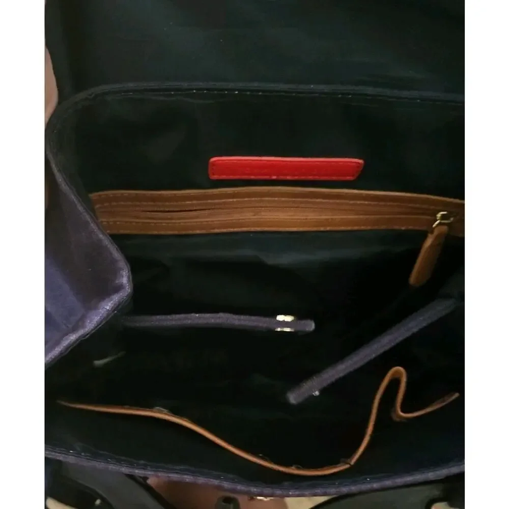 Tommy Hilfiger Backpack Navy Blue With Anchors And Boat TH LOGO